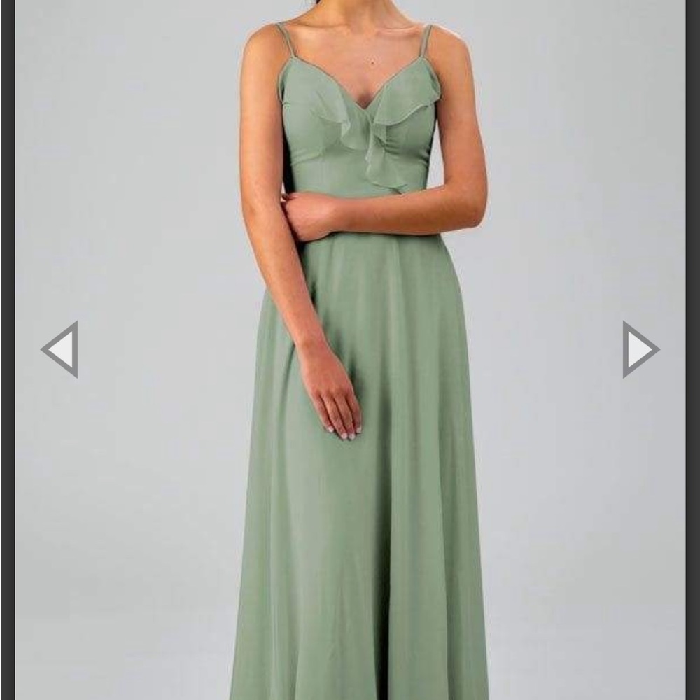 Kennedy Blue Sage Bridesmaid Dress - Emmy Size 4